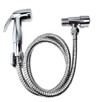 DUCHA HIGIENICA CROMADA GATILHO REGISTRO 1/4 VOLTA 1,20 COMPRIMENTO