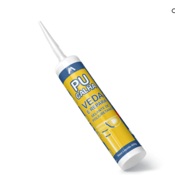 PU CALHA BRANCO SELANTE - TUBO PLASTICO