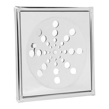 RALO GRELHA 10X10 QUADRADO COM CAIXILHO FECHO SISTEMA ABRE E FECHA PARA BANHEIRO