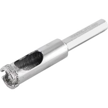 BROCA SERRA COPO DIAMANTADA 12MM FURAR PORCELANATO VIDRO