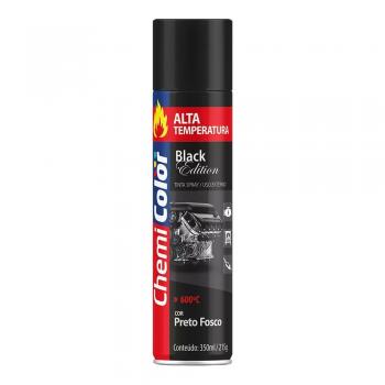 TINTA SPRAY 400 ML ALTA TEMPERATURA PRETO FOSCO
