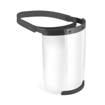 PROTETOR FACIAL INCOLOR FIXO PRETO