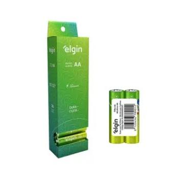 PILHA ALCALINA PEQUENA AA ELGIN C2