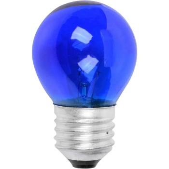 LAMPADA COLORIDA BOLINHA 15WX220V . AZUL