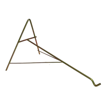 GANCHO SUPORTE P/ VASO PLANTA PAREDE 29CM DOURADO