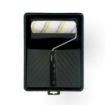 KIT PINTURA COMPEL COM 3 PECAS - BANDEJA - ROLO - SUPORTE - 0.924