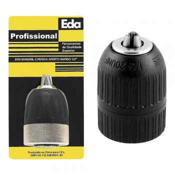 MANDRIL EDA COM ROSCA APERTO RAPIDO 1/2