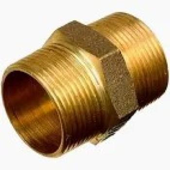 NIPLE DE METAL 3/4 X 3/4 AMARELO