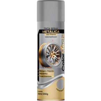 SPRAY COLORMET METALICA CROMADO 350ML