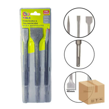 JOGO PONTEIRA/TALHADEIRA P/ MARTELETE 3 PEÇAS