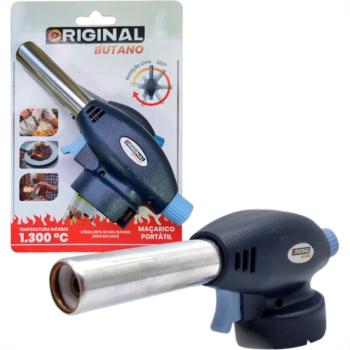 MACARICO PORTATIL ORIGINAL ACENDIMENTO AUTOMATICOO 360G