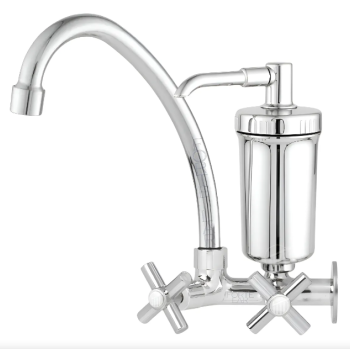 TORNEIRA COM FILTRO TUBO MÓVEL 360° COZINHA PAREDE ACABAMENTO BICA MÓVEL C34 1170