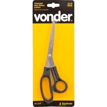 TESOURA USO GERAL 21,5CM AÇO INOX TC215 - VONDER