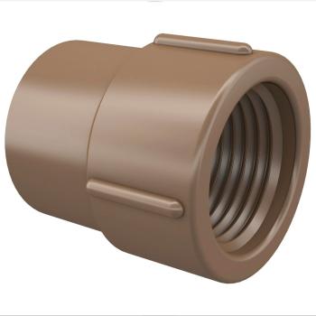 LUVA SOLDAVEL COM ROSCA MARROM 25mmx3/4