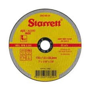 DISCO CORTE  SPED/INOX STARRET 7X7/8X1,6