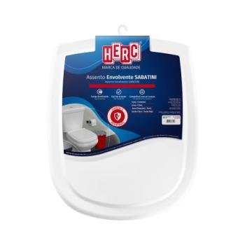 HERC - ASSENTO SANITARIO BRANCO ENVOLVENTE RETANGULAR PARIS/SABATINA