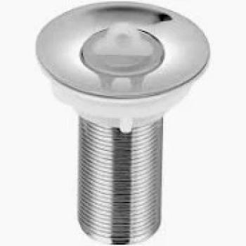 VALVULA LAVATORIO SEM LADRAO PLASTICO CROMADA 1601