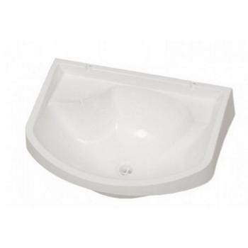 LAVATÓRIO PLÁSTICO 36X24 BRANCO C/VÁLVULA HERC