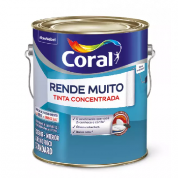 TINTA ACRILICA CORAL 3,6 LTS  BRANCO RENDE MUITO