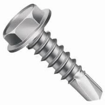 PARAFUSO AUTO BROCANTE SEXTAVADO FLANGEADO ZINCADO42X19