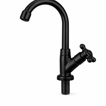 TORNEIRA BICA MOVEL LAVATORIO BANHEIRO PRETA PLASTICO