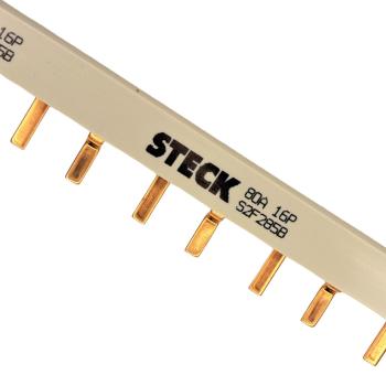 BARRAMENTO STECK DIN BIF 16 2X8 285MM S2F285B 80A