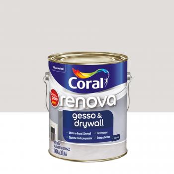 TINTA CORAL 3,6 LTS LATEX DIRETO NO GESSO BR