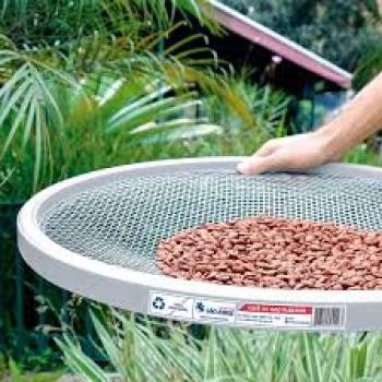 PENEIRA FEIJÃO/CHAPISCO 55 PLÁSTICO AZUL TELAS MM