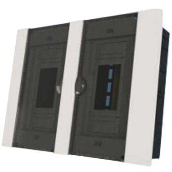 QUADRO DE DISTRIBUIÇÃO DE EMBUTIR TAF FUME 12/16 DISJUNTOR DIN