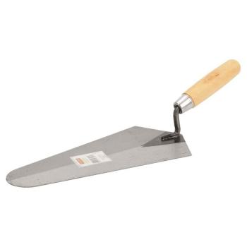 COLHER DE PEDREIRO 8’’ COM CABO DE MADEIRA E CANTO RETO THOMPSON