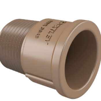 ADAPTADOR CURTO MARROM LR 1.1/2X50MM FORTLEV/KRONA