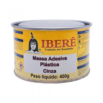 MASSA PLASTICA 400GR IBERE CINZA