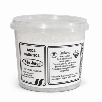 SODA CAUSTICA SÃO JORGE 500G POTE