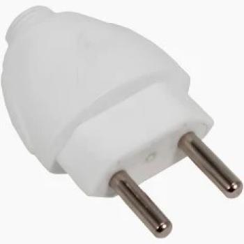PINO PLUG MACHO 2P 20A BRANCO DANEVA