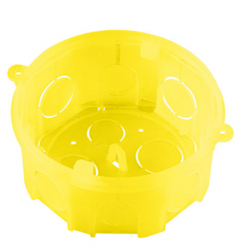 CAIXA DE LUZ 4X4 OCTAGONAL AMARELO - TRAMONTINA