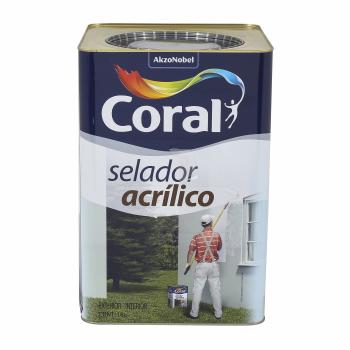 SELADORA ACRILICA  CORAL 18L BRANCO