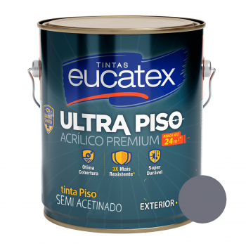 TINTA EUCATEX PISO 3,6 GL COR  CINZA