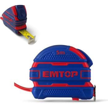 TRENA EMTOP 5M X 19MM EMBORRACHADA AÇO AUTO-TRAVAMENTO MAGNÉTICA