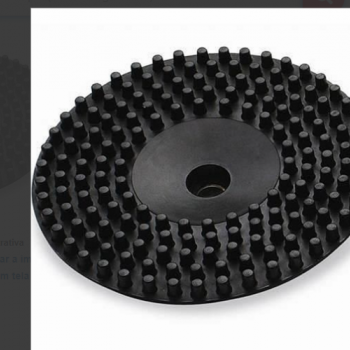 DISCO BORRACHA POLITRIZ 7“ POL MAX DENTADO