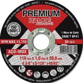 DISCO METAL / INOX PREMIUM ITAMBE 4.3/8X20