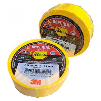FITA ISOLANTE  3M IMPERIAL 18X10 AMARELO