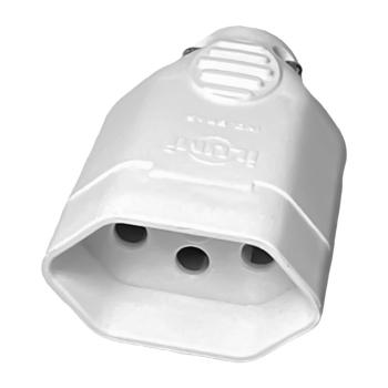 PINO FEMEA ILUMI 2 POLOS+TERRA 10A. PRENSA CABO - 1431