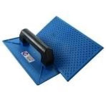 DESEMPENADEIRA PVC 22X34 CORRUGADO AZUL