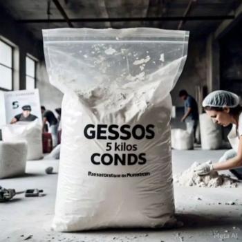 GESSO EM PÓ BRANCO - SACO 5KG