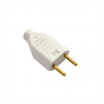 PLUGUE PINO  MACHO 2P 10A 2993 CINZA FAME