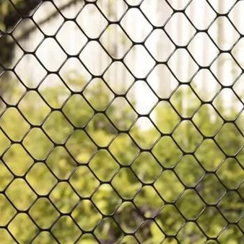 TELA VIVEIRO PLASTICO 1,00MT PRETO METRO