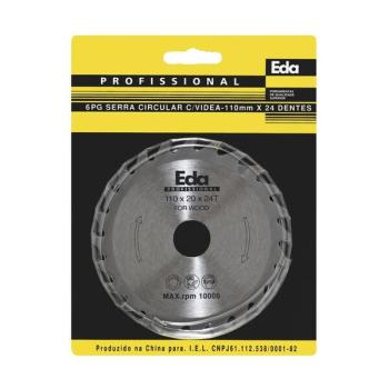 SERRA CIRCULAR PARA MADEIRA  WIDEA EDA 4.3/8X24X20