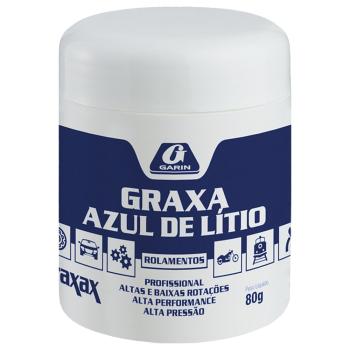 GRAXA GARIN LITIO AZUL PARA ROLAMENTO POTE 80g.