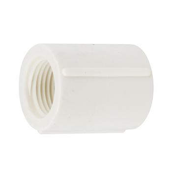 LUVA PVC BRANCO ROSCÁVEL 1/2