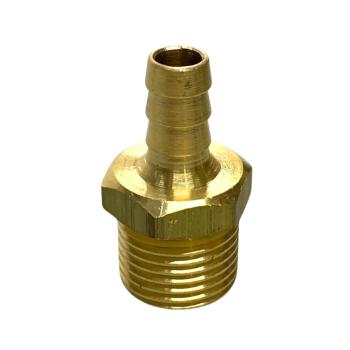 BICO DE LATÃO 1/2 x 3/8 MACHO BSPT SAÍDA DE GÁS PARA FOGÃO